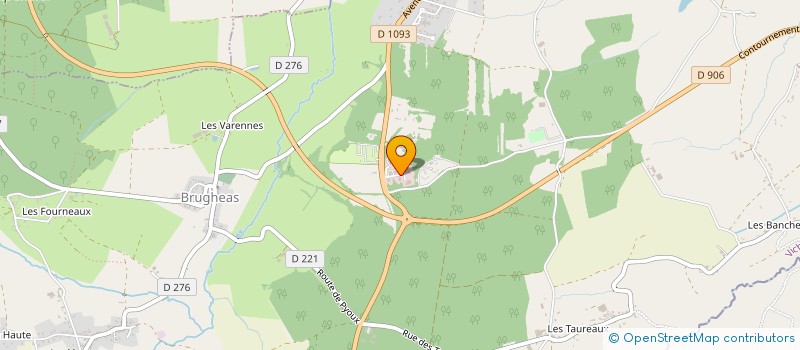 localisation de l'entreprise SARL PAVISOL à BRUGHEAS