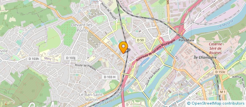 localisation de l'entreprise SARL PAWLAK FRERES à METZ