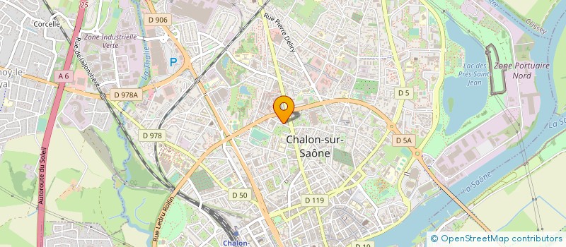 localisation de l'entreprise SARL PAXSELLE à CHALON-SUR-SAONE