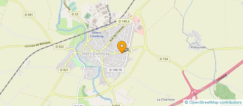 localisation de l'entreprise SARL PAYNEL FOURE à ILLIERS-COMBRAY