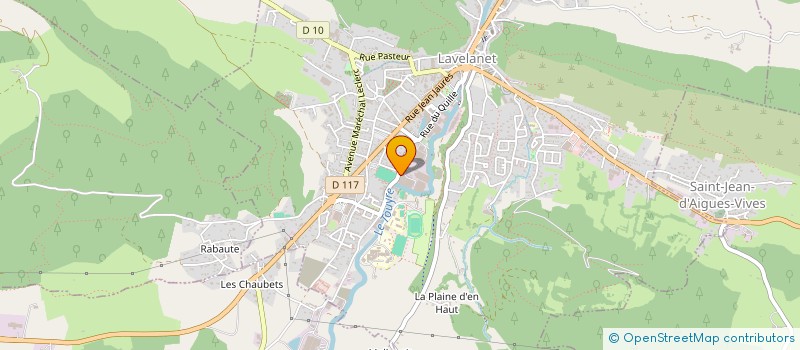 localisation de l'entreprise SARL PAYS D'OLMES BATIMENT à LAVELANET