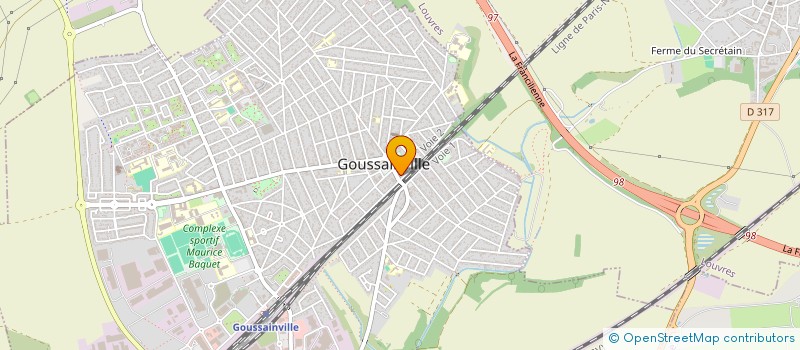 localisation de l'entreprise SARL PAYSAGE CREATIF à GOUSSAINVILLE