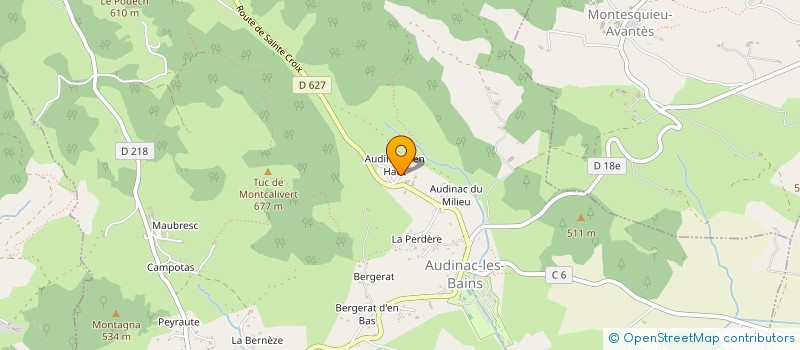localisation de l'entreprise SARL PAYSAGISTE à MONTJOIE-EN-COUSERANS