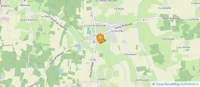 localisation de l'entreprise SARL PBET  PONT-DE-VAUX