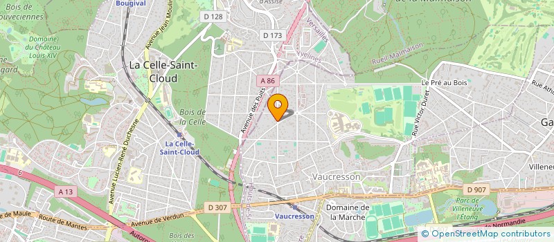 localisation de l'entreprise SARL-PC2A à VAUCRESSON