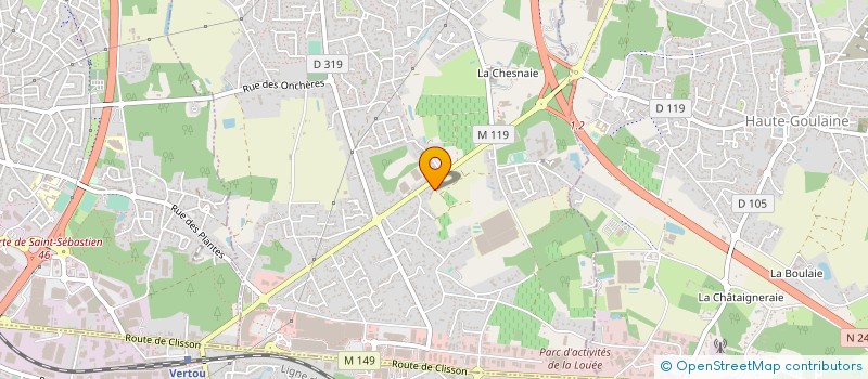 localisation de l'entreprise SARL PCBG à BASSE-GOULAINE