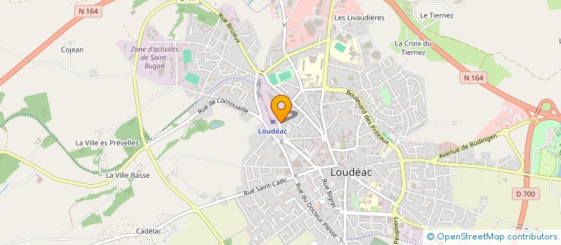 localisation de l'entreprise SARL PCS à LOUDEAC