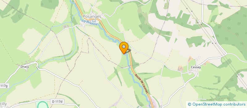 localisation de l'entreprise SARL PDA  ARNAY-SOUS-VITTEAUX