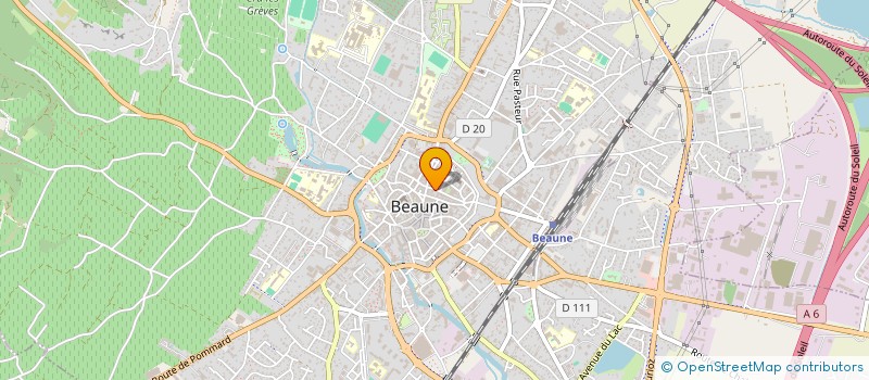 localisation de l'entreprise SARL PDG DISTRIBUTION à BEAUNE