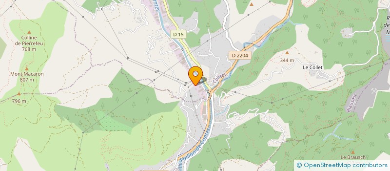 localisation de l'entreprise SARL PEAN CHARPENTES à CONTES