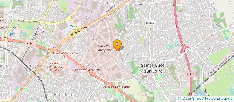 localisation de l'entreprise SARL PECARI à NANTES
