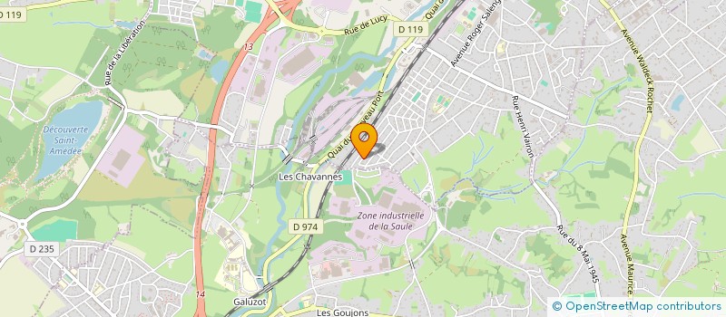 localisation de l'entreprise SARL PECEM 71 à MONTCEAU-LES-MINES