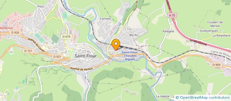 localisation de l'entreprise SARL PECHE CHASSE EVASION à SAINT-FLOUR