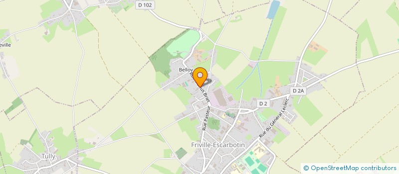 localisation de l'entreprise SARL PECQUERY  FRIVILLE-ESCARBOTIN