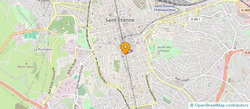 localisation de l'entreprise SARL PEDILA à SAINT-ETIENNE