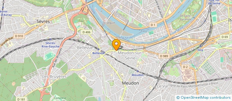 localisation de l'entreprise SARL PEE CLUB à MEUDON