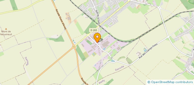 localisation de l'entreprise SARL PEGASE DISTRIBUTION  DAINVILLE