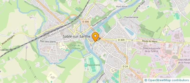 localisation de l'entreprise SARL PEHE à SABLE-SUR-SARTHE