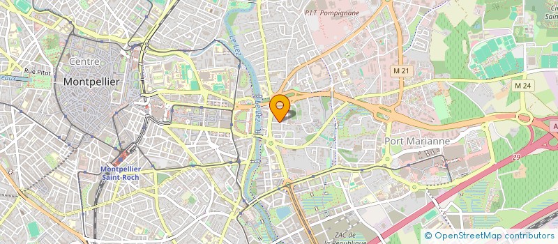 localisation de l'entreprise SARL PEINT BAT à MONTPELLIER