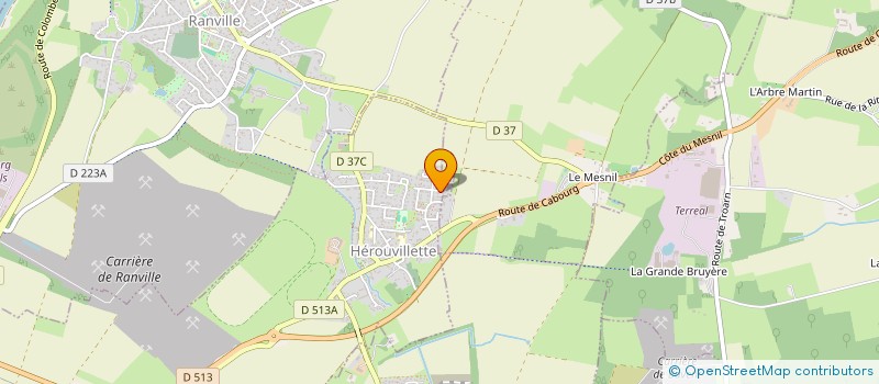 localisation de l'entreprise SARL PEINTURE DECOR'HOME  HEROUVILLETTE