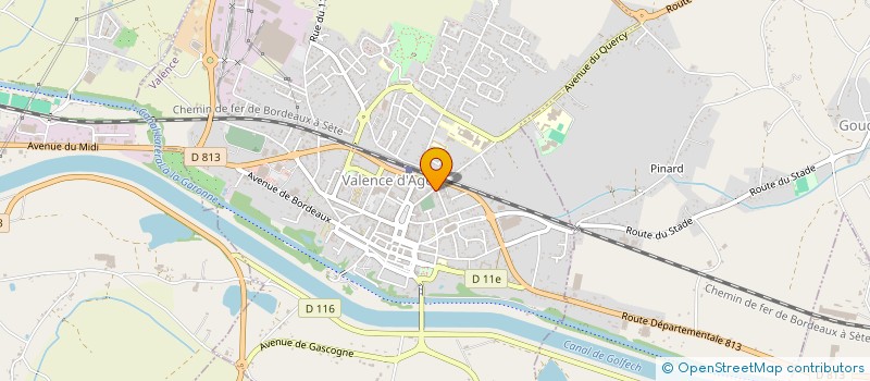 localisation de l'entreprise SARL PEINTURE ET PASSION  VALENCE