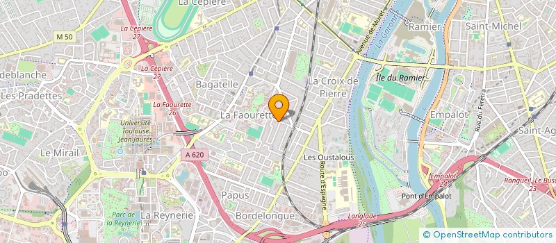 localisation de l'entreprise SARL PEINTURE MODERNE à TOULOUSE