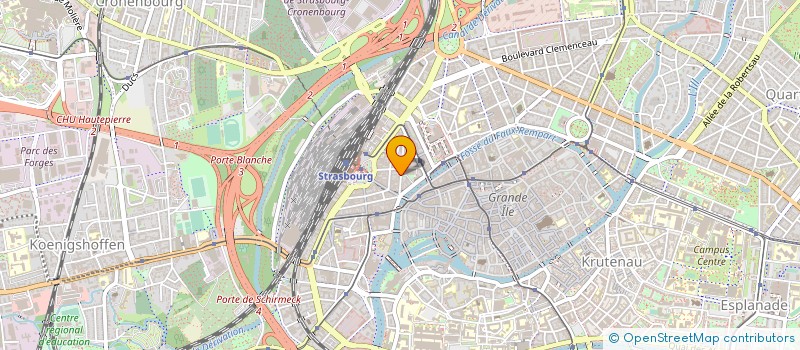 localisation de l'entreprise SARL PEINTURE RISS BIECHEL à STRASBOURG