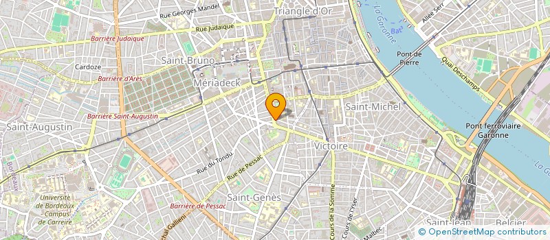localisation de l'entreprise SARL PEJHO à BORDEAUX