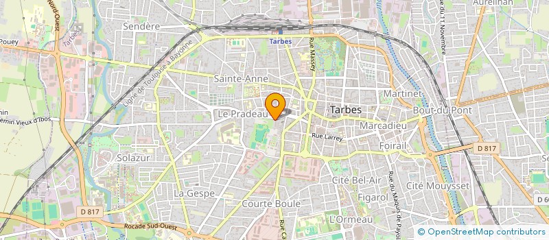 localisation de l'entreprise SARL PELEGRY PEINTURES SERVICE à TARBES