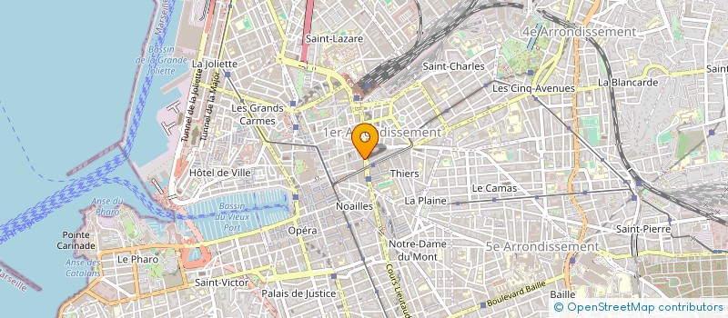 localisation de l'entreprise SARL 'PELLEGRIN' à MARSEILLE