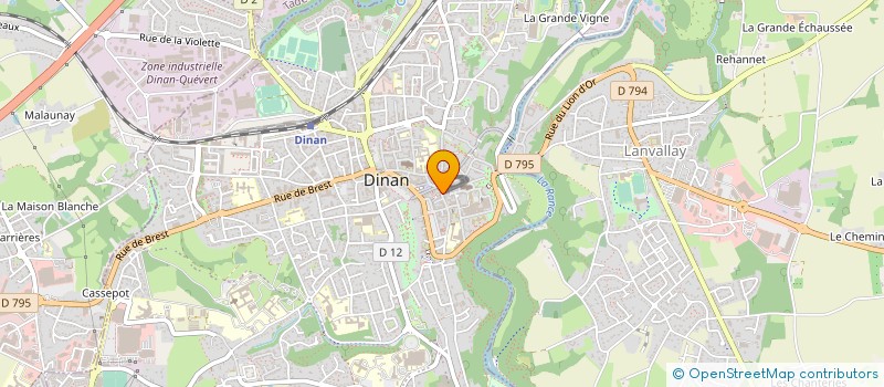 localisation de l'entreprise SARL PELLEGRINI à DINAN