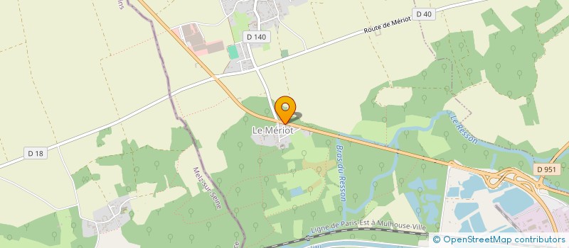 localisation de l'entreprise SARL PELOTTE FREDERIC  PONT-SUR-SEINE