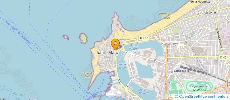 localisation de l'entreprise SARL PEN DU à SAINT-MALO