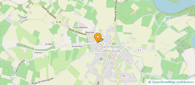 localisation de l'entreprise SARL PENA ET FILS  SAINT-NICOLAS-DE-LA-GRAVE