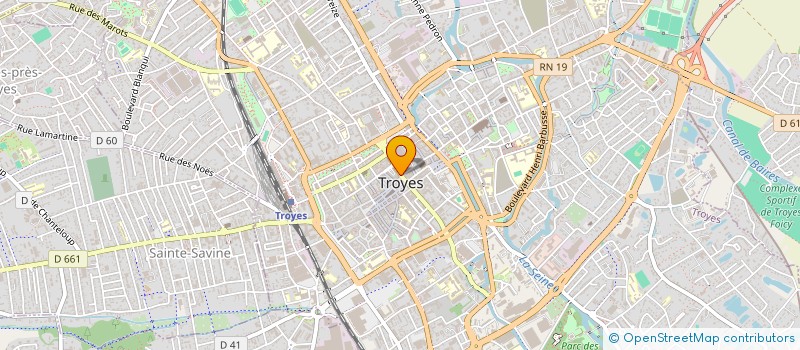 localisation de l'entreprise SARL PENELOPE à TROYES