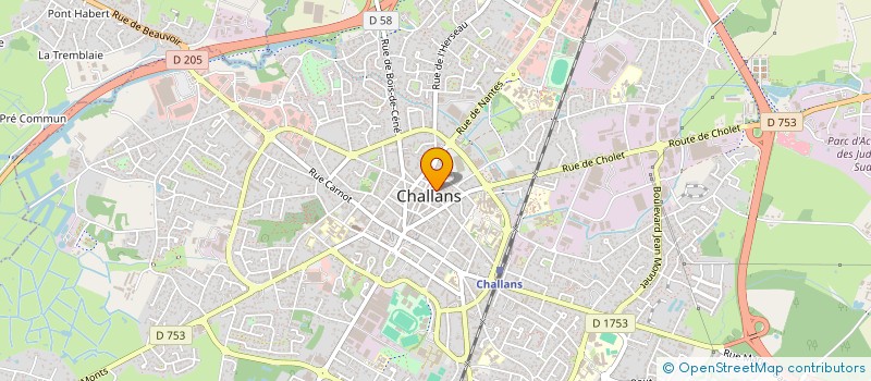localisation de l'entreprise SARL PENISSON à CHALLANS