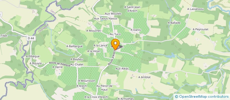 localisation de l'entreprise SARL PENNINCKX ET FILS à CASTELNAU D'AUZAN LABARRERE