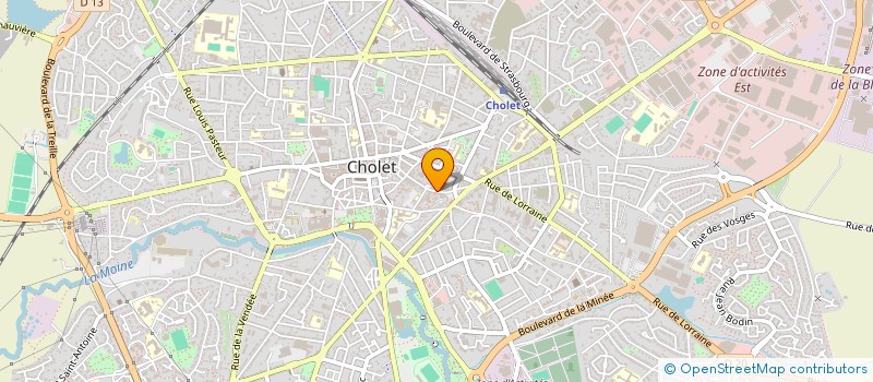 localisation de l'entreprise SARL PEPELLIN CHESNE à CHOLET