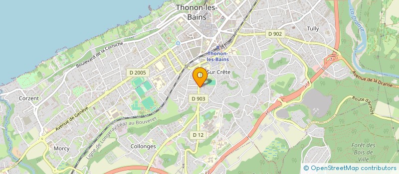 localisation de l'entreprise SARL PEPINIERE CHABLAISIENNE à THONON-LES-BAINS