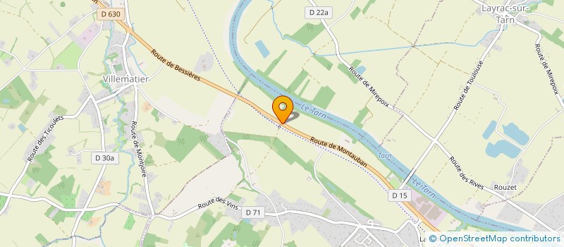 localisation de l'entreprise SARL PEPINIERES HENRY  LA MAGDELAINE-SUR-TARN