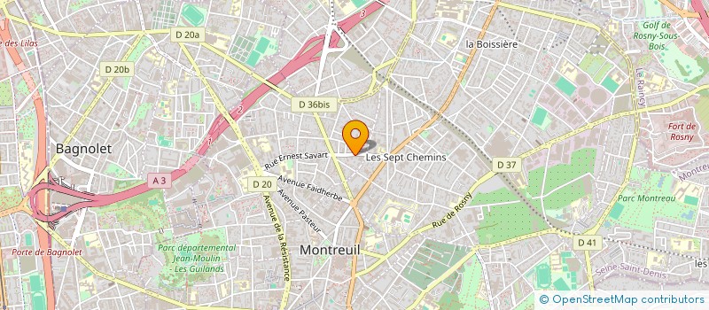 localisation de l'entreprise SARL PER à MONTREUIL