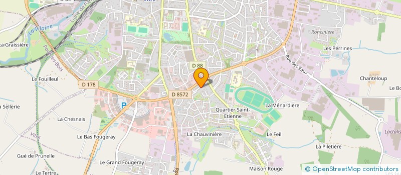 localisation de l'entreprise SARL PERCHE  VITRE