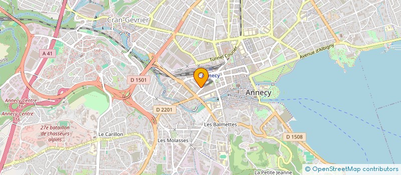 localisation de l'entreprise SARL PERDRIX CHRISTIAN à ANNECY