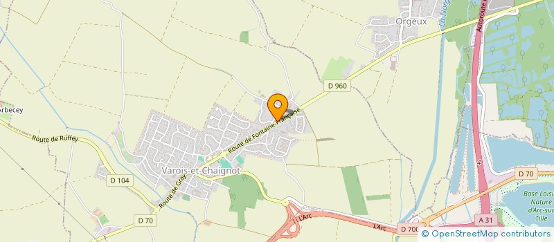 localisation de l'entreprise SARL PERDRY PERE ET FILS à VAROIS-ET-CHAIGNOT