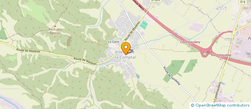 localisation de l'entreprise SARL PERE ET FILS TP DA SILVEIRA DIAS  VILLENEUVE-LA-COMPTAL