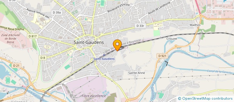 localisation de l'entreprise SARL PEREIRA  SAINT-GAUDENS