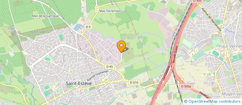 localisation de l'entreprise SARL PEREIRA CONSTRUCTIONS  SAINT-ESTEVE