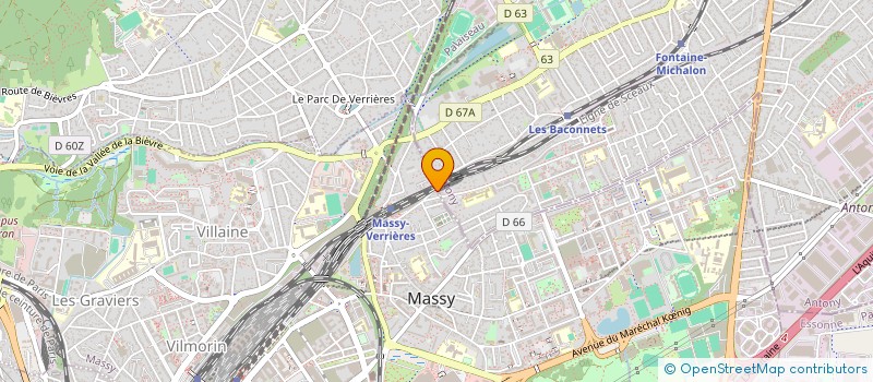 localisation de l'entreprise SARL PEREIRA GONCALVES à MASSY