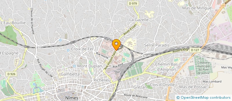 localisation de l'entreprise SARL PERELLI  NIMES