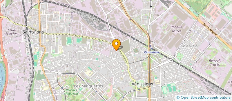 localisation de l'entreprise SARL PERFECTION PLATRERIE PEINTURE  VENISSIEUX